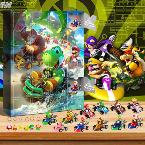 Mario Kart Advent Calendar -- The One With 24 Little Doors