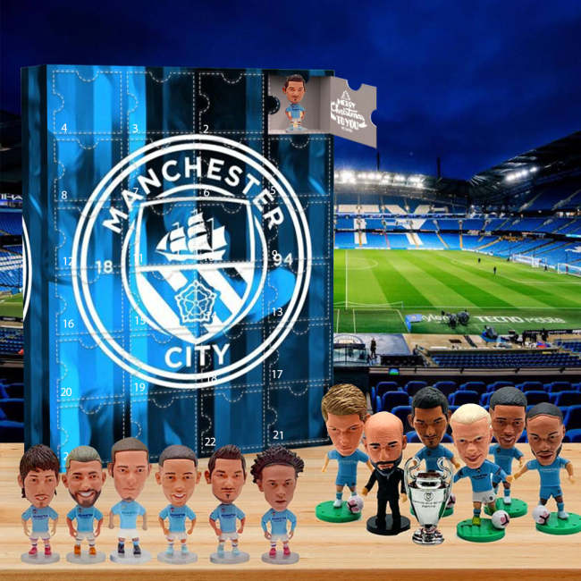 2024 Manchester City F.C. Advent Calendar -- The One With 24 Little Doors