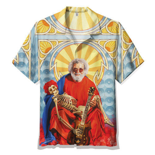 Jerry Garcia and The Grateful Pieta | Unisex Hawaiian Shirt