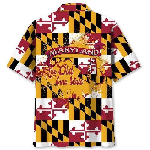 MARYLAND THE OLD LINE STATE PROUD | Unisex Hawaiian Shirt