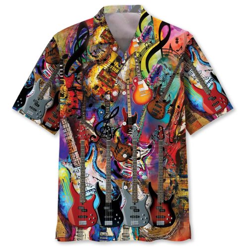 BASS GUITAR ART | Unisex Hawaiian Shirt