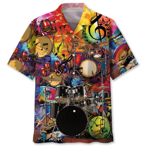 DRUM COLOR | Unisex Hawaiian Shirt