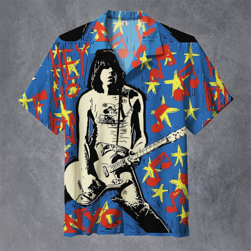 THE RAMONES：JOHNNY RAMONE |  Hawaiian Shirt