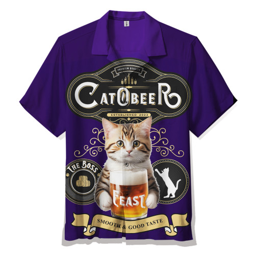 CATOBEERFEAST  | Unisex Hawaiian Shirt