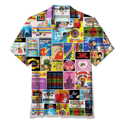 Re-marks 1970s Pop Culture | Unisex Hawaiian Shirt