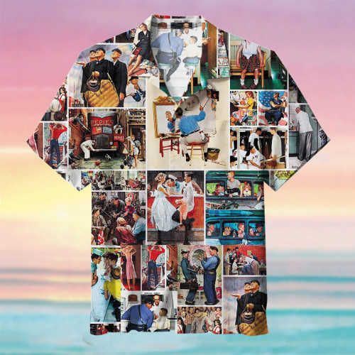 Saturday Evening Post | Unisex Hawaiian Shirt