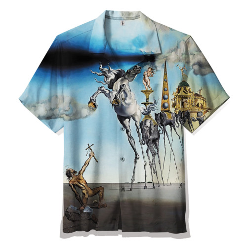 Salvador Dalí - Conquest of the Irrational | Unisex Hawaiian Shirt