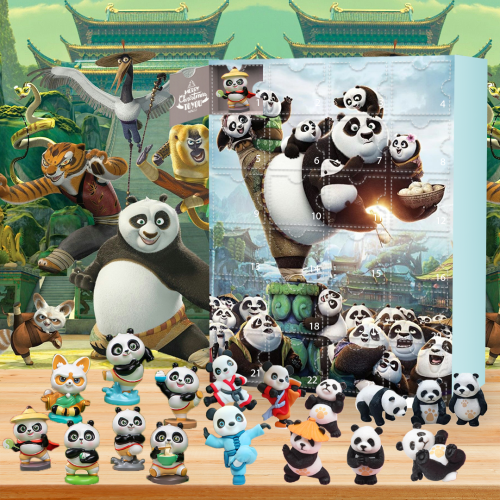 2025 Kung Fu Panda Advent Calendar -- The One With 24 Little Doors