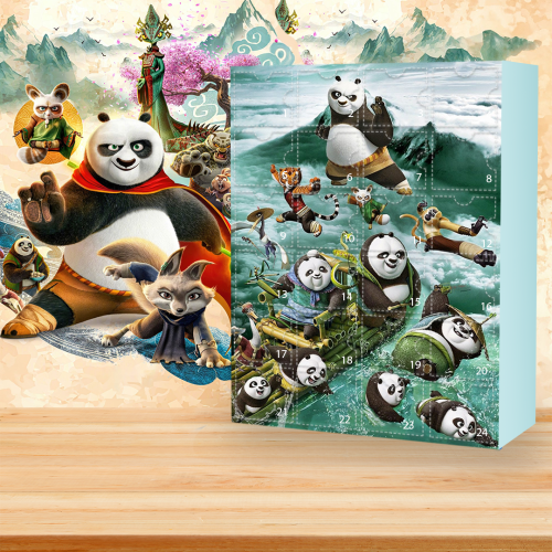 Kung Fu Panda Advent Calendar -- The One With 24 Little Doors