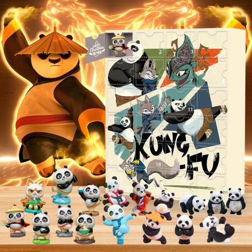 2025 Kung Fu Panda Advent Calendar -- The One With 24 Little Doors