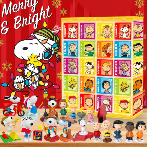 Snoopy Advent Calendar -- The One With 24 Little Doors