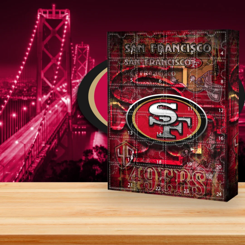 San Francisco 49ers Advent calendar-- The One With 24 Little Doors