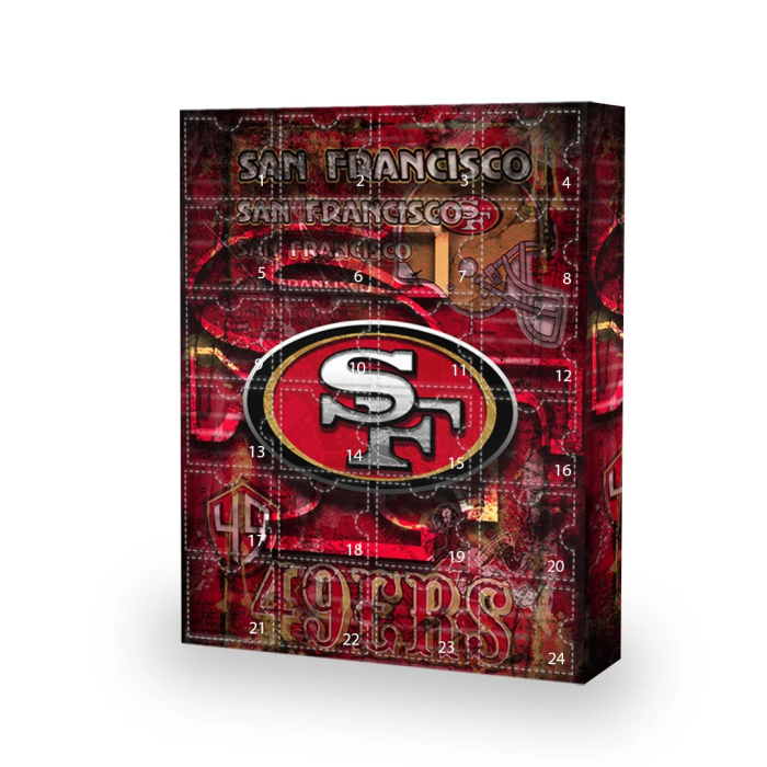 San Francisco 49ers Advent calendar-- The One With 24 Little Doors