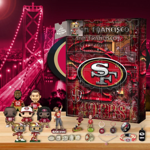 San Francisco 49ers Advent calendar-- The One With 24 Little Doors