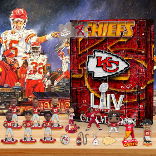 Kansas City Chiefs Advent Calendar -- The One With 24 Little Doors
