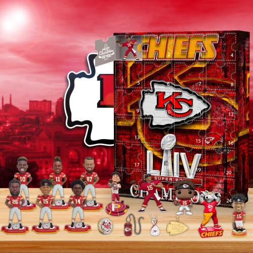Kansas City Chiefs Advent Calendar -- The One With 24 Little Doors
