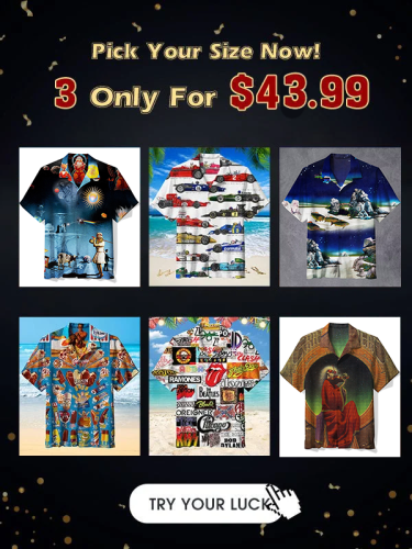 3 Random Hawaiian Shirts🎁🎁-Super big discount