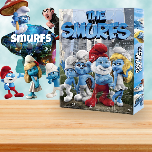 The Smurfs Advent calendar-- The One With 24 Little Doors