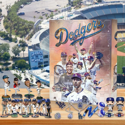 Los Angeles Dodgers Advent Calendar -- The One With 24 Little Doors