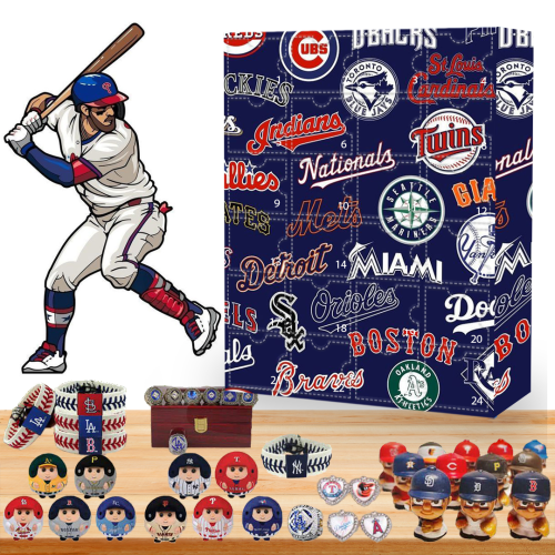 2024 MLB Advent calendar-- The One With 24 Little Doors