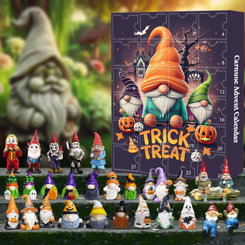 Garden Gnomes Festival Advent calendar-- The One With 24 Little Doors