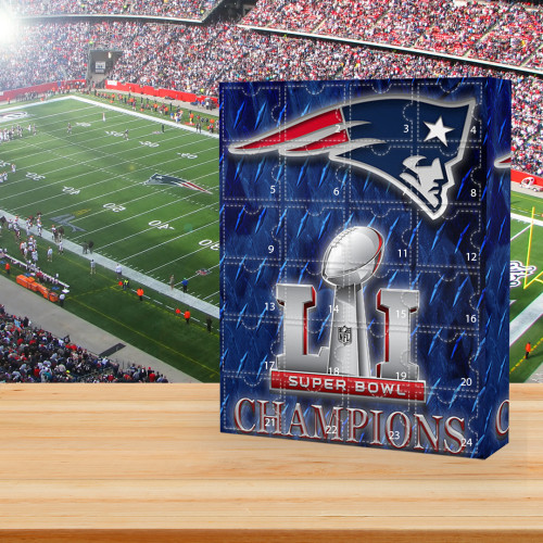 New England Patriots Advent Calendar -- The One With 24 Little Doors