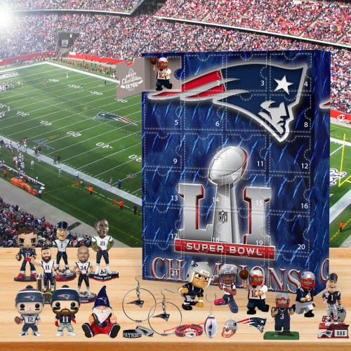 New England Patriots Advent Calendar -- The One With 24 Little Doors