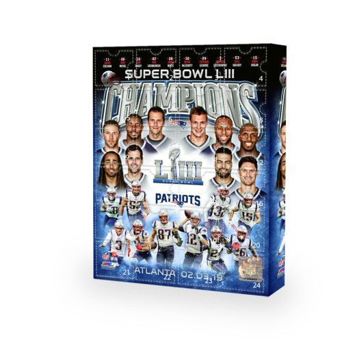 New England Patriots Advent Calendar -- The One With 24 Little Doors