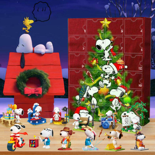Snoopy Advent Calendar -- The One With 24 Little Doors