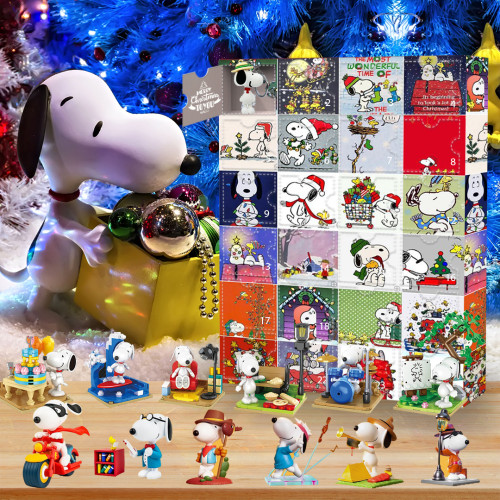 Snoopy Advent Calendar -- The One With 24 Little Doors