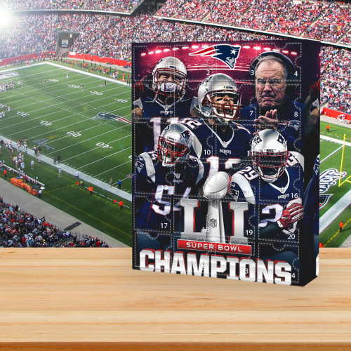 New England Patriots Advent Calendar -- The One With 24 Little Doors