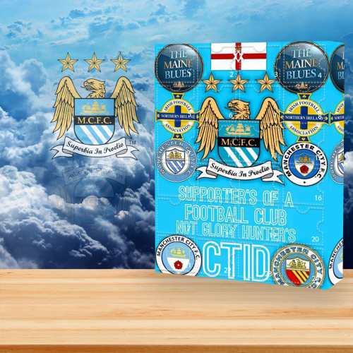Manchester City Advent Calendar -- The One With 24 Little Doors