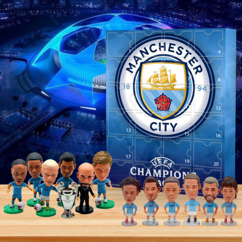 Manchester City Advent Calendar -- The One With 24 Little Doors
