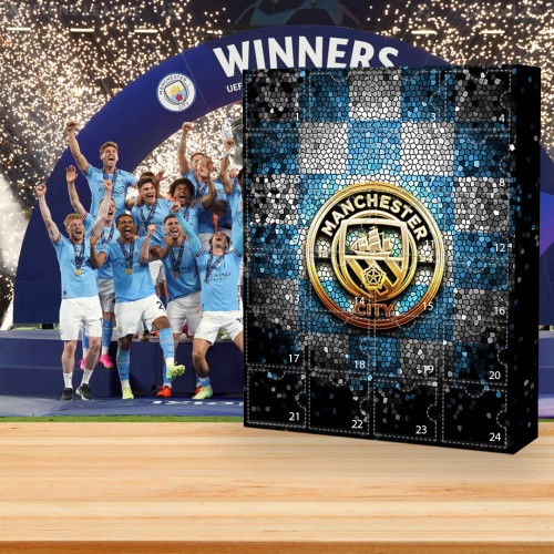 Manchester City Advent Calendar -- The One With 24 Little Doors