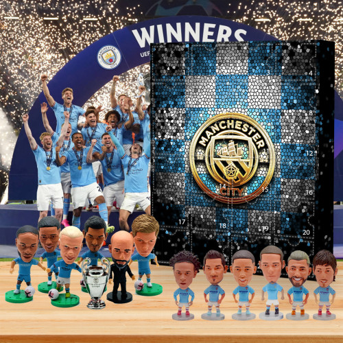 Manchester City Advent Calendar -- The One With 24 Little Doors
