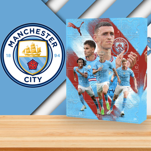 Manchester City Advent Calendar -- The One With 24 Little Doors
