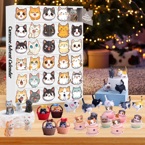 Cat Advent Calendar -- The One With 24 Little Doors