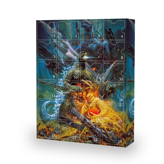 Godzilla Advent Calendar -- The One With 24 Little Doors