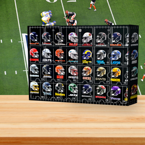 NFL Advent Calendar -- The One With 24 Little Doors