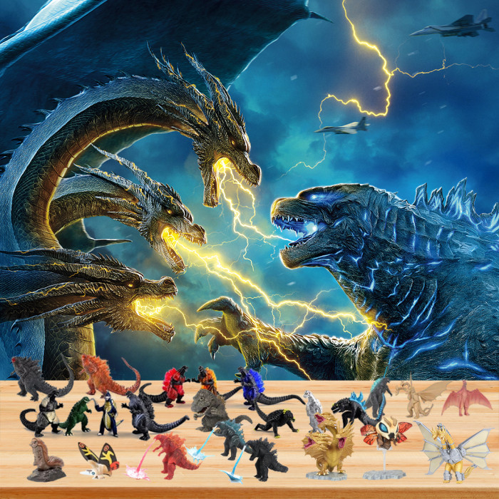 Godzilla Advent Calendar -- The One With 24 Little Doors