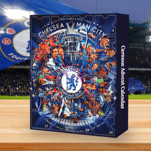 Chelsea Football Advent calendar-- The One With 24 Little Doors