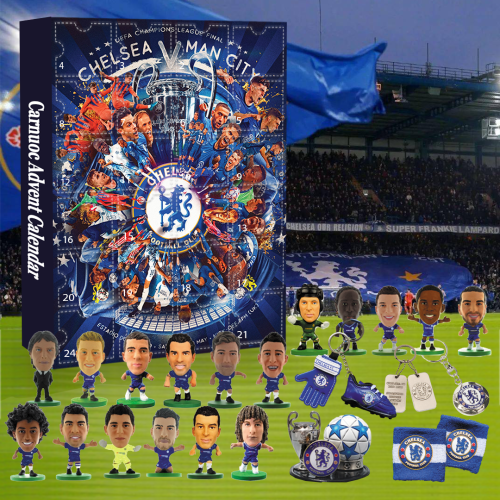 Chelsea Football Advent calendar-- The One With 24 Little Doors