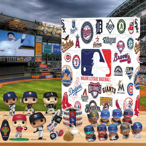 NEW MLB Advent calendar-- The One With 24 Little Doors