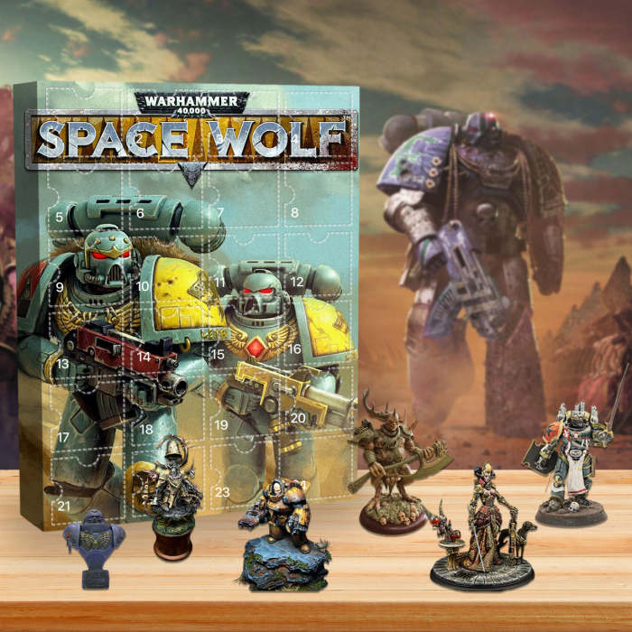 Warhammer 40K 2025 Advent Calendar24 Gifts Are In It