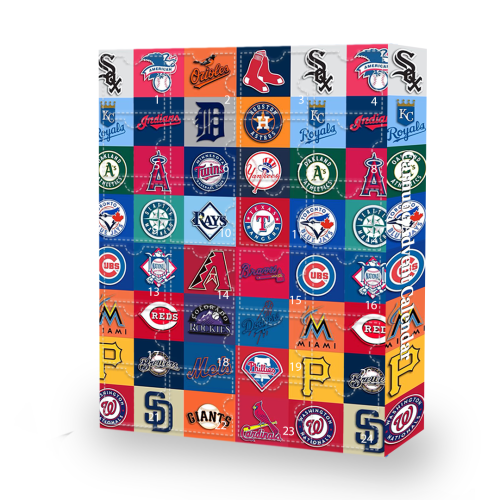 MLB 2024 Advent calendar-- The One With 24 Little Doors