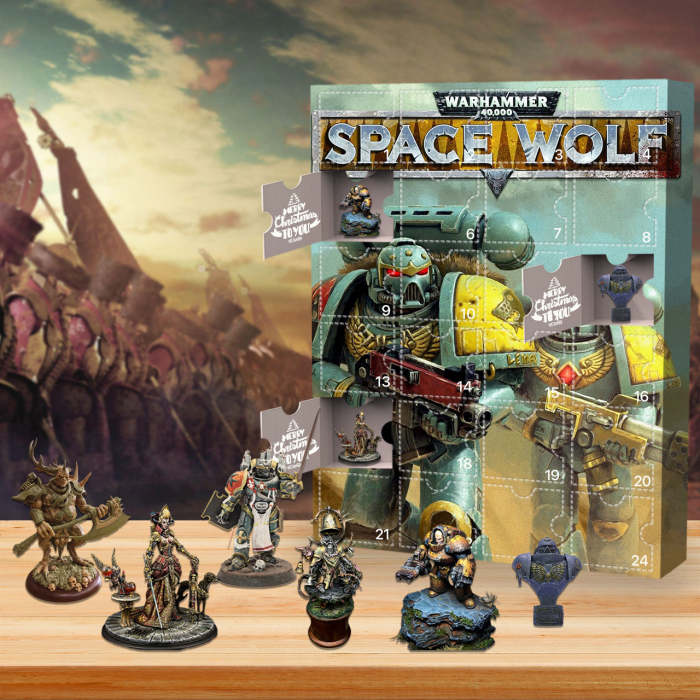 Warhammer 40K 2025 Advent Calendar24 Gifts Are In It