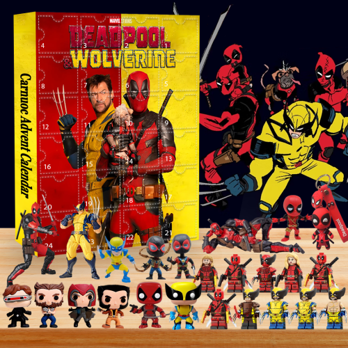 Deadpool & Wolverine 2024 Advent Calendar🎁24 Gifts Are In It