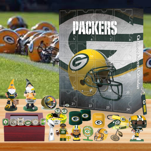 Green Bay Packers 2024 Advent Calendar -- The One With 24 Little Doors