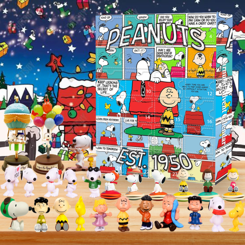 Peanuts 2025 Advent Calendar -- The One With 24 Little Doors