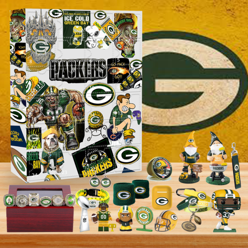Green Bay Packers 2024 Advent Calendar -- The One With 24 Little Doors